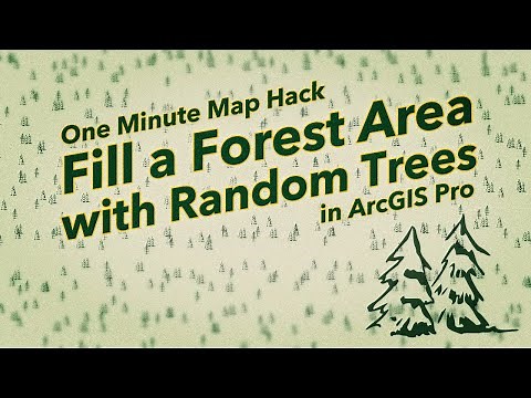 One Minute Map Hack: Fill a Forest Area with Random SVG Trees