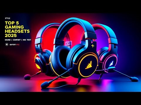Top 5 Best PC Gaming Headsets 2025 | Ultimate Sound & Comfort Guide