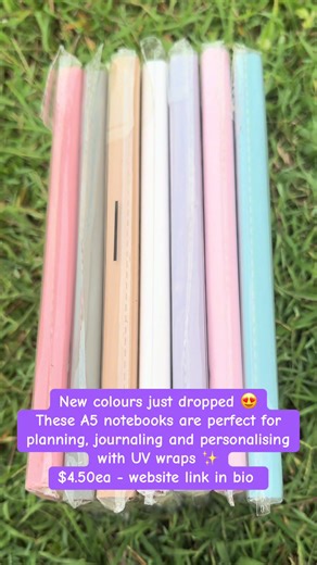 New A5 Notebooks in Trendy Colors for Note-Takers