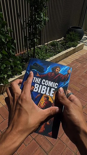 “I bought this for my 10-year-old… now he reads it every night on his own.” We took the entire Bible—every story from Genesis to Revelation—and brought it to life in 300 pages of full-color, cinematic visual storytelling that speaks their language. This isn’t a simplified version or a shortcut. It’s the same powerful, life-changing Word of God—told in a way today’s kids can actually understand, follow, and remember. Each page feels immersive and movie-like: David and Goliath ⚔️ Moses parting the