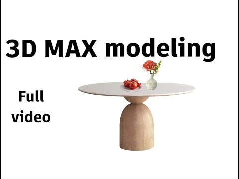 modeling table in 3d max #3
