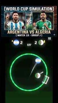 ⚽ WC26 Simulation | Match-19🇦🇷 Argentina vs Algeria 🇩🇿 | FIFA World Cup 2026 Simulation