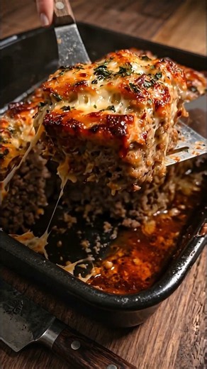 Cheesy French Onion Meatloaf | Easy Homemade Baked Beef Dinner Recipe