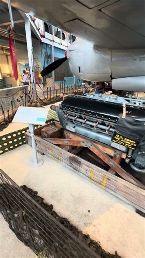 Allison V12 engine. 2 powered the P-38. 1,475HP each. Richard Bong Museum in Superior, Wisconsin.