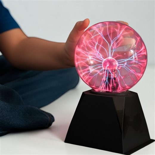 Touch Sensitive Plasma Ball Lamp | Lightning Globe Lamp | Interactive LED Night Light | Futuristic Room Decor | Unique Tech Gift - Etsy