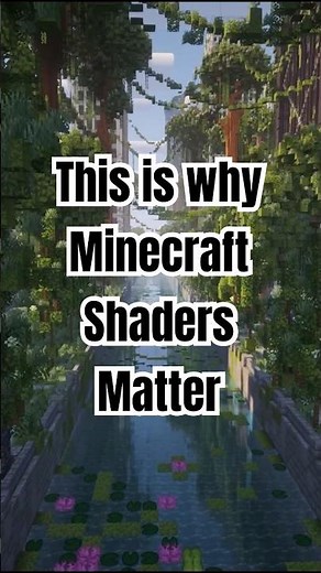 This Is Why Minecraft Shaders Matter 🌅 #minecraft #cozygaming #minecraftshorts