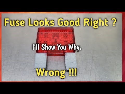 How To Test A Fuse With A Test Light Or Multimeter. Looks Can Be Deceiving.