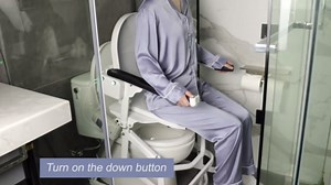 YHK Electric Toilet Lift Chair，Incline Raised Lifter Fort he elderly,gravida,Disabled.280lbs Weight Capacity，Maximum bearing capacity 330lbs，Rechargea blebattery