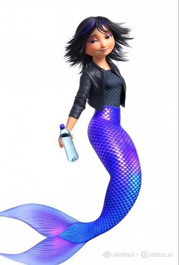 go go tomago from big hero 6 mermaid transformation video #1