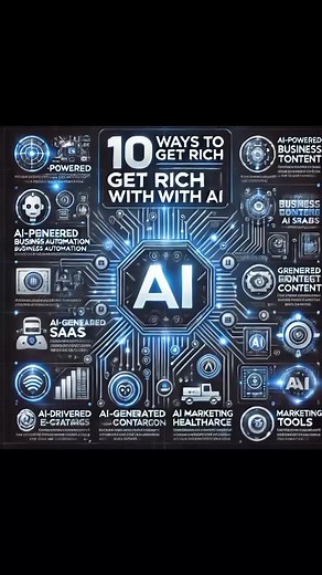 1. AI-Powered Business Automation – Develop AI tools that automate tasks for companies, saving them time and money. 2. AI-Generated Content – Use AI to create videos, blogs, and social media content for businesses and influencers. 3. AI Stock Trading – Utilize AI-driven algorithms to predict stock market trends and automate trading. 4. AI Chatbots & Virtual Assistants – Build and sell AI-powered customer service bots. 5. AI-Powered SaaS (Software as a Service) – Create and monetize AI-based soft
