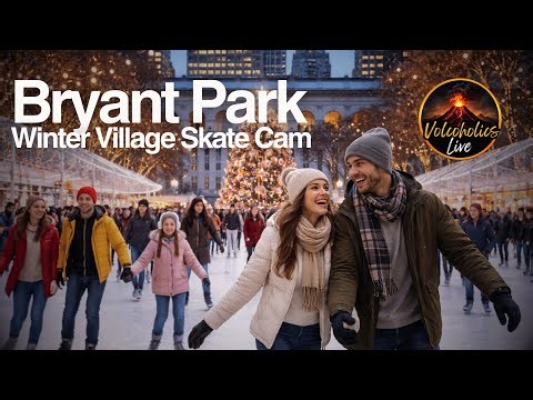 🔴 LIVE: Bryant Park Ice Rink ⛸️ 24/7 Live Cam | New York City