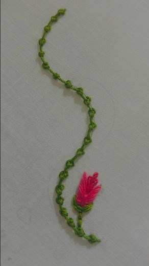 Elegant Floral Border Hand Embroidery Design | Easy Border Stitch Tutorial