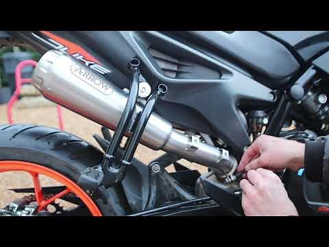 KTM 790 Duke - TUTO changement silencieux Arrow Pro-Race