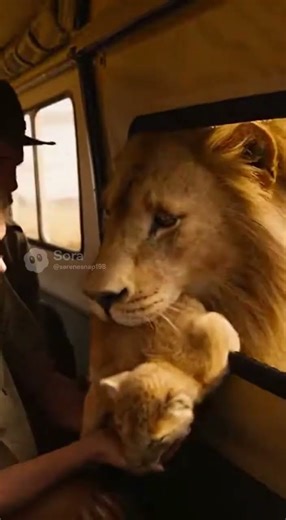 Wild Savannah Drama: Lion vs Wolves to Save Its Cubs!