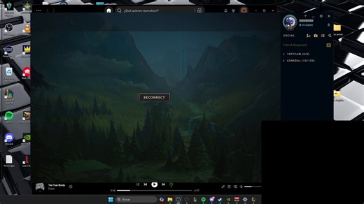 Es muy crueisi que la mitad de players del lol tengamos este problema con los FPS (aunque nuestro PC sea un pepino) desde hace MESES y todavía no haya salido ninguna solución o un “por qué” pasa eso. Hasta tal punto q nos estamos volviendo majaras intentando arreglarlo nosotros