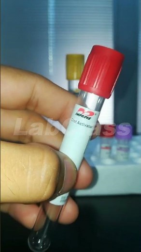 EXTRACCIÓN DE SANGRE: TUBO DE TAPA ROJA