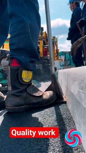Flexible Pavement work quality work 🛣️🚧🚦 #shorts #road #construction #civilengineering