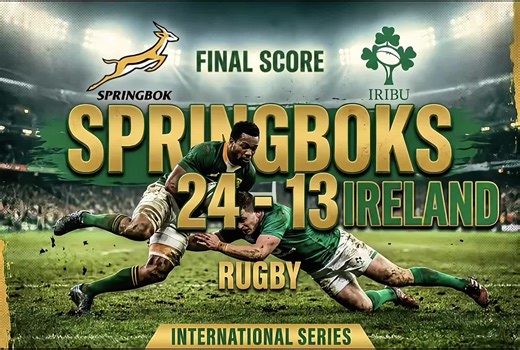 Final score Springboks 24 - 13 Ireland #Springboks #Ireland #Rugby #SouthAfrica #ai