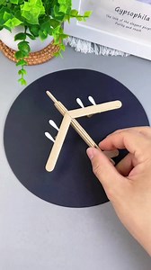 1.1M views · 6.3K reactions | Title: Popsicle Stick Airplane Craft Hashtags: #StickAirplane #DIYPlane #PopsicleCraft #AirplaneToy #KidsDIY #FunCraft #WoodenToy #CraftIdea #EasyDIY | paper craft ideas | Facebook
