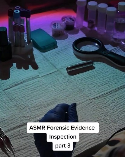 * ASMR * Forensic Evidence Inspection part 3. This is an ASMR video that is about sounds that help people relax or sleep. I am not working in TSA or lab/inspection industry. I am a professional photographer in real life. It is just a roleplay 🥰 I am a Hungarian 36 years old woman living in the UK 🥰 If you like my videos please visit my Yt channel or support my work with a gift from my Throne wishlist (link in my bio) ❤️ #tingles #asmrbyaurora #asmr #forensicscience #asmrvideo #asmrtiktoks