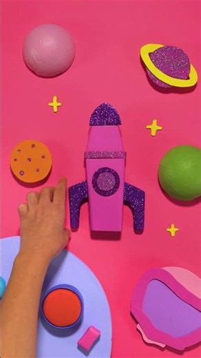Navicella Spaziale : Fai-Da-Te! #shorts #bambini