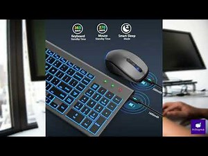 Review - SABLUTE Wireless Keyboard and Mouse Combo Backlit