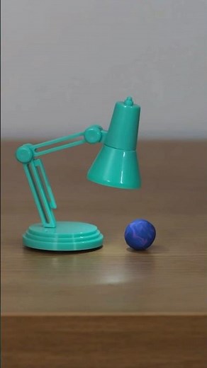 Recreating the magic: Luxo Pixar lamp in stop-motion