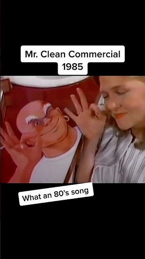 Old Mr. Clean Commercial from the 1980s #vintagecommercial #advertisinghistory