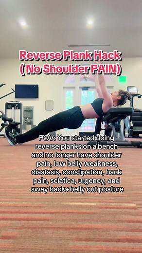 Reverse Plank Hack for Shoulder Pain Relief