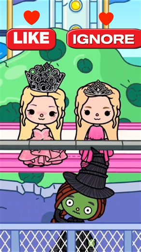 here is the real Glinda Elphaba #tocaboca #tocalifeworld #elphaba