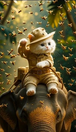 Bees, Elephants, and Hunters Tarzan Cat’s Unbelievable Jungle Story!”