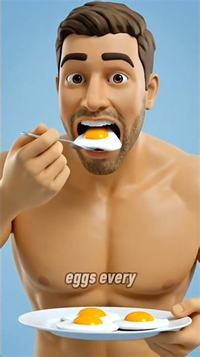 What Happens to Your Body if You Eat 3 Eggs Every Day? 🥚💪 #nutrition #egg #fitness #health