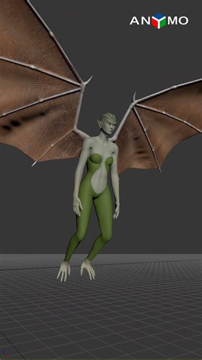 Flying Girl - animation test