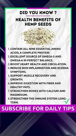 Hemp Seeds – Nature’s Perfect Protein!