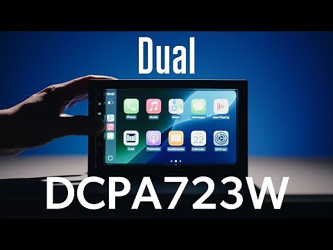 Dual DCPA723W touchscreen receiver | Crutchfield
