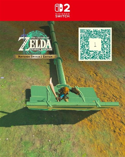513K views · 3.9K reactions | Incoming! Scan the QR Code using ZELDA NOTES to use this catapult blueprint in The Legend of Zelda: Tears of the Kingdom – Nintendo Switch 2 Edition. | The Legend of Zelda | Facebook