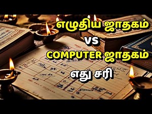 Jathagam Note VS Computer Jathagam in Tamil