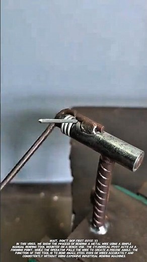 DIY Manual Wire Bending Tool | Simple Precision Metal Bender.
