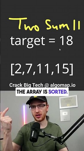 Two Sum II - Two Pointers Algorithm - Leetcode 167
