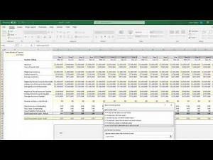 Building a Cash Conversion Cycle Model in Excel Live