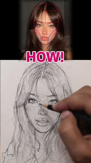 One pencil drawing | Master Face Drawing – Start Today 🎯 Having trouble nailing the right proportions? I’ll show you how to map out any face with clear, simple... | Instagram