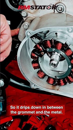 How to remove a stator on Harley Davidson Evolution Evo FXR