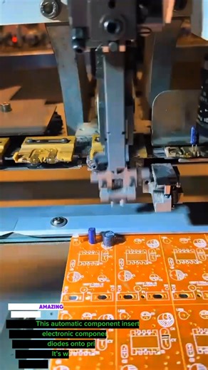 Amazing Automatic Component Insertion Machine | High-Speed PCB Assembly Process 2025