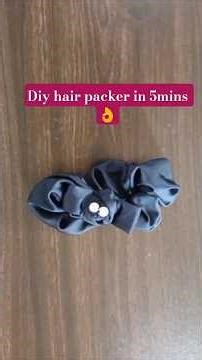 how to make simple hair band in 5mins 👌👌.......#diy #shorts #hair #tutorial