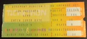 Mar 19, 1981: Styx at Rosemont Horizon Rosemont, Illinois, United States | Concert Archives