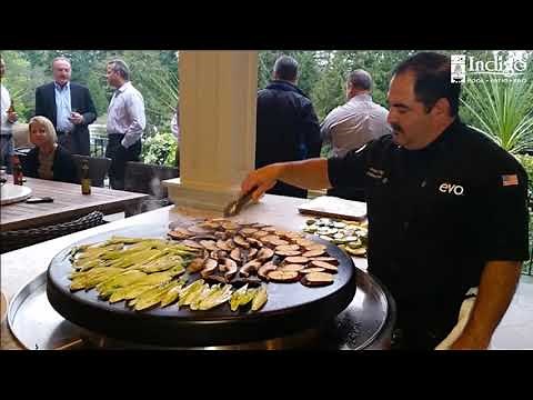 EVO Professional Wheeled Cart and Built-In Grills