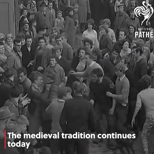 1962 Atherstone Ball Game #history #vintage #shrovetuesday #british