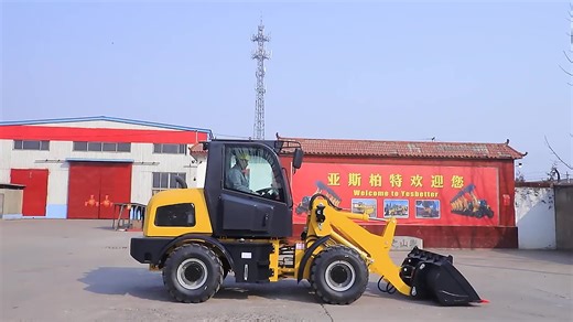 Small Hydraulic China Top  Loader Front End Wheel Loader Farm Machinery for Sale Attachments Quick Hitch