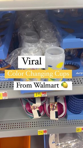 4.8M views · 10K reactions | Obsessed with these color changing cups from Walmart!  in comments below. #walmart #walmartfinds #whatsatwalmart | High Heels & Cartwheels: Fashion & Lifestyle | Facebook