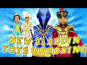 Disney Aladdin Movie New Toys Unboxing! W/ Jasmine, Aladdin, Genie & More Toys
